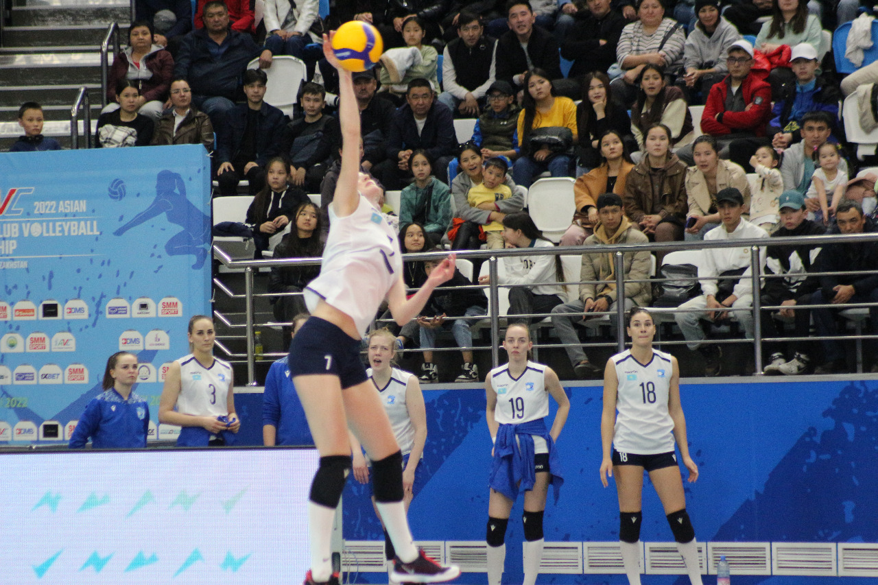 Туркестан примерт 4-й тур женского чемпионата Казахстана по волейболу