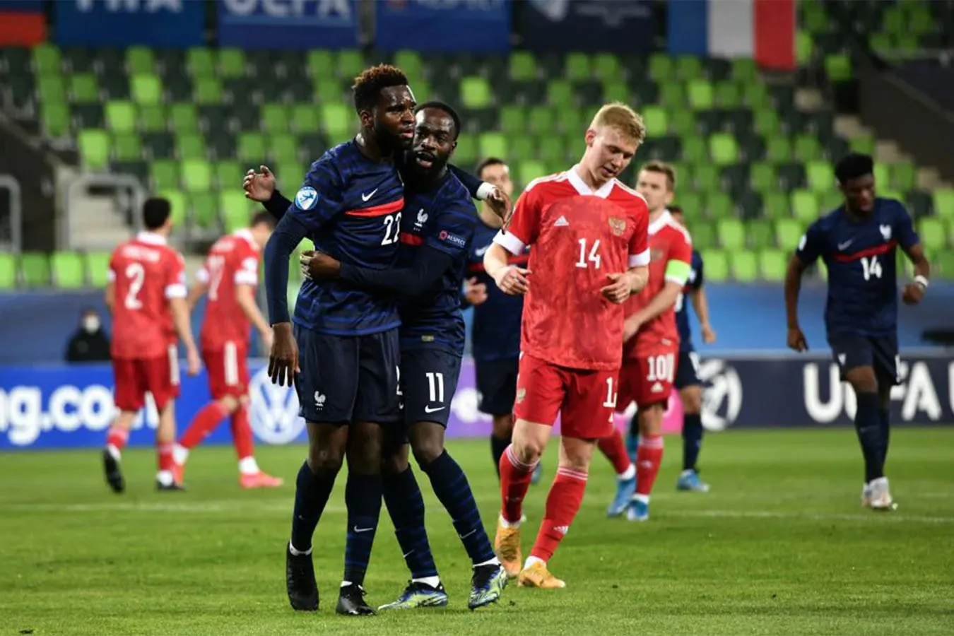 Сборная России U21 - Сборная Франции U21