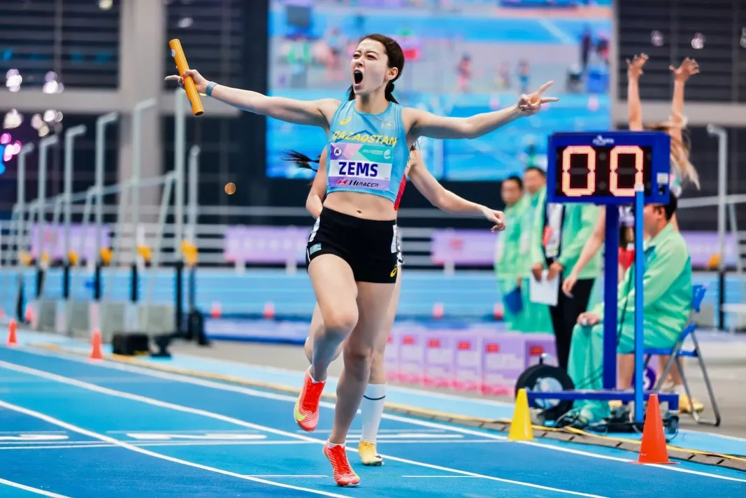 Аделина Земс на чемпионате Азии
