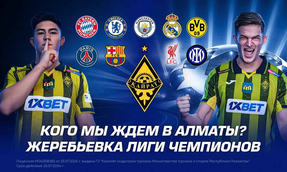 Кого мы ждем в Алматы? Жеребьевка Лиги Чемпионов