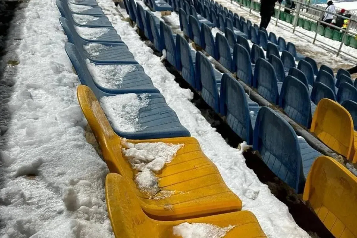 Фото трибун Центрального стадиона перед матчем