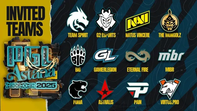 Участники PGL Astana