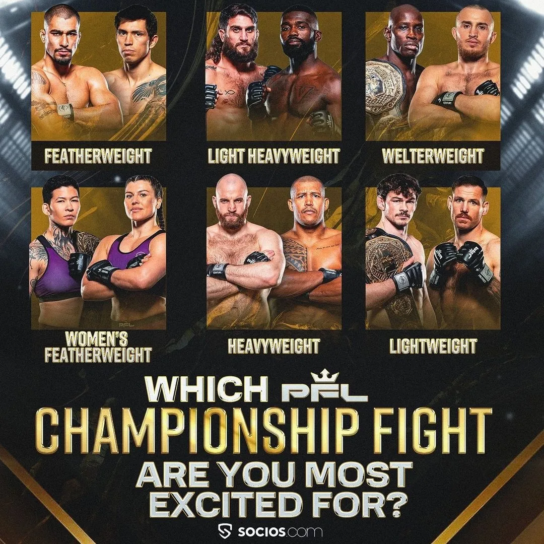Титульные бои турнира PFL 10