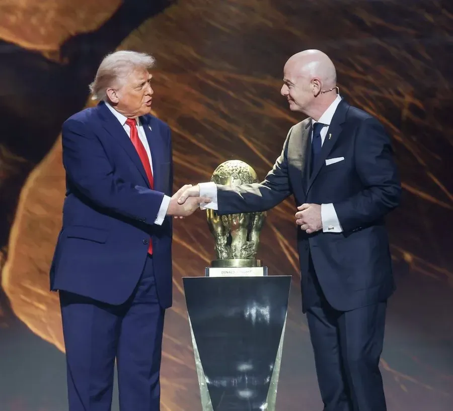 трамп и инфантино