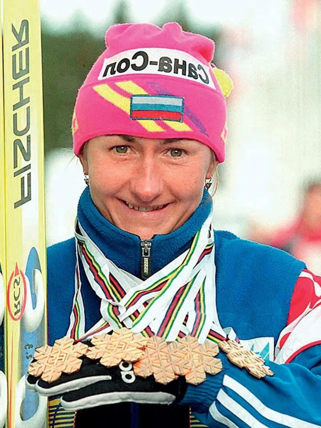 Лыжница Елена Вяльбе