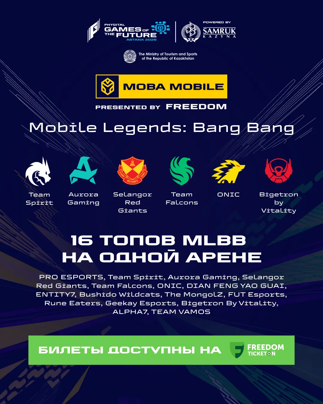 «Игры Будущего 2026» (GOTF 2026) Powered by Samruk-Kazyna