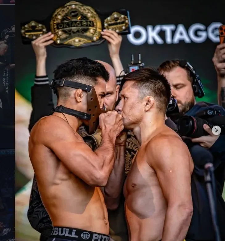 Северино и Жумагулов. Фото: Oktagon MMA