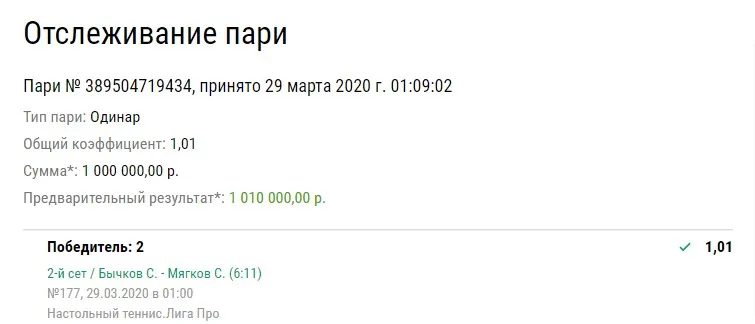 Лига Ставок_миллион