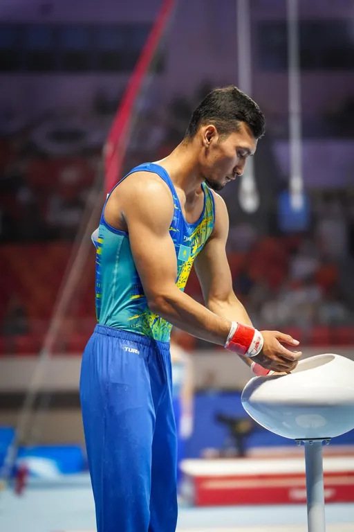 Сборная Казахстана остановилась в шаге от медали на чемпионате Азии по спортивной гимнастике