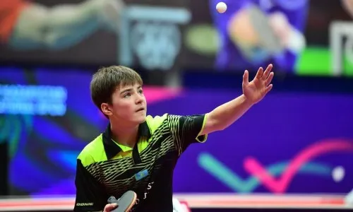 Казахстанец завоевал историческую медаль чемпионата Азии по настольному теннису