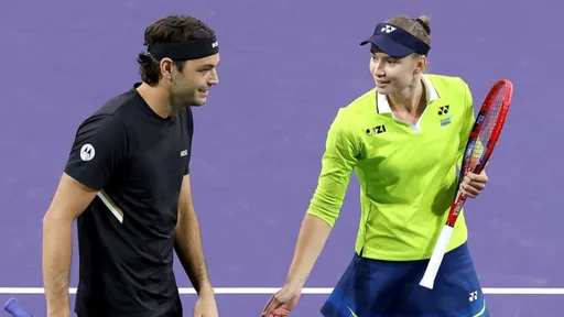 Рыбакина и Фриц выиграли выставочный турнир Tie Break Tens в Индиан-Уэллсе