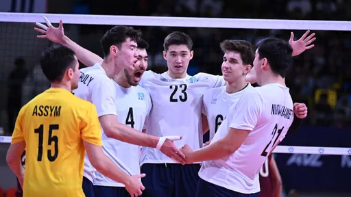Сборная Казахстана по волейболу заняла пятое место на чемпионате CAVA