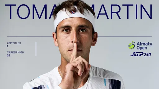 Томас Мартин Этчеверри вошел в состав участников Almaty Open-2026