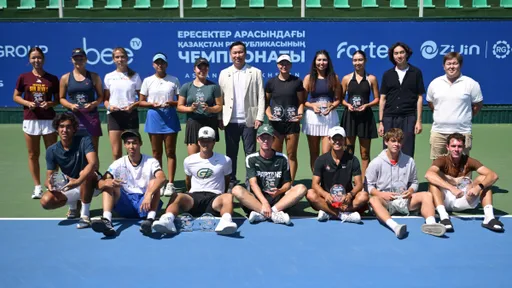 Определились победители чемпионата Казахстана по теннису в Астане