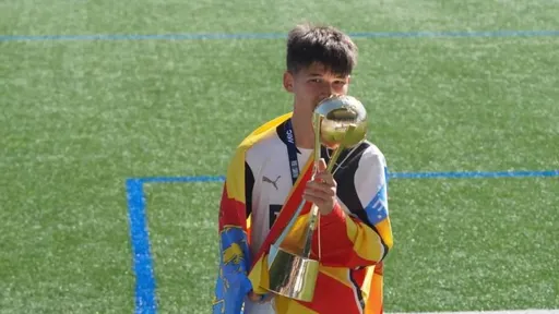 13-летний казахстанский футболист получил вызов в сборную региона Испании