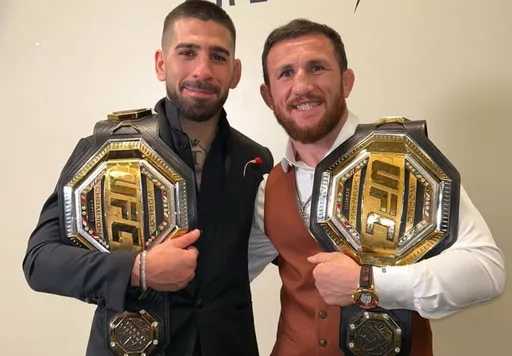 Илия Топурия трогательно поздравил Мераба Двалишвили с победой на UFC 320