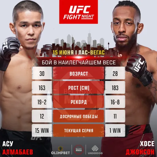 Алмабаев встретится с Джонсоном в UFC 93