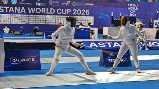 Сборная Казахстана проведет матч за бронзу чемпионата Азии по фехтованию