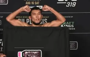 Алиби Идрис прошёл взвешивание перед боем за контракт с UFC