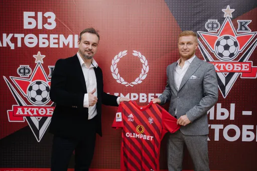 Футбольный клуб «Актобе» представил титульного спонсора Olimpbet