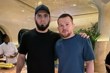 Ян и Махачев встретились перед турниром UFC 322