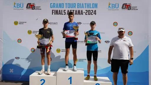 Grand Tour Biathlon: В Центральном парке Астаны впервые прошел настоящий детский биатлонный фестиваль