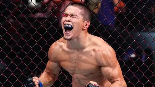 Алмабаев признался, на что потратил бонус за первую победу в UFC