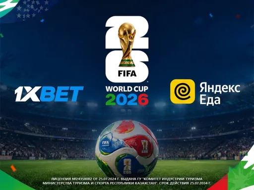 1хBet и сервис Яндекс.Еда объединили усилия для любителей футбола и зрителей ЧМ 2026