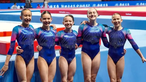 Казахстанские гимнастки завершили чемпионат Азии с одной медалью