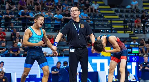 Казахстанские борцы вошли в тройку сильнейших на чемпионате мира U17