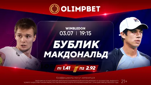 Старт Уимблдона: расклады Olimpbet на матчи 3 июля