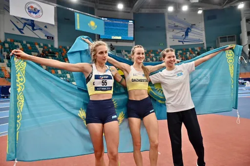 Казахстанские легкоатлетки заняли весь подиум на чемпионате Азии в Астане