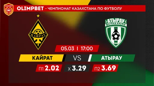 Юг против севера, дебют «Кайрата» и битва андердогов: расклады Olimpbet на матчи КПЛ 5 марта