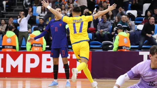 Биржан Оразов забил 25-й мяч за сборную Казахстана
