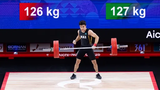 Казахстанец Алиев стал пятым в тяжелой атлетике на Азиаде-2026