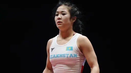 Казахстанка уступила в стартовой схватке на чемпионате Азии по борьбе