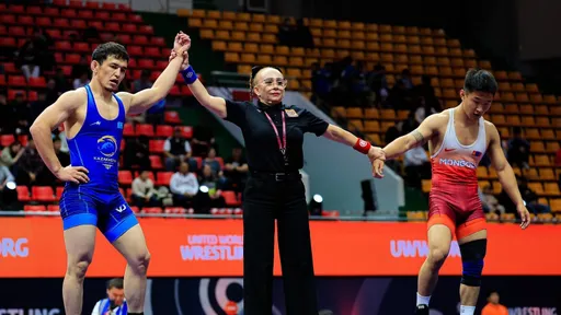 Сборная Казахстана выиграла шесть медалей на рейтинговом турнире по борьбе