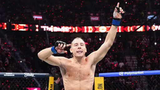 Пэдди Пимблетт в первом раунде задушил Бенуа Сен–Дени на турнире UFC 329
