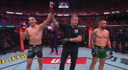 Этнический казах Тайлак Нуражы выиграл первый бой в UFC нокаутом