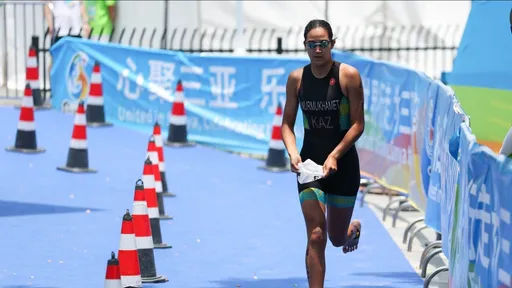 Сборная Казахстана выиграла третью медаль на чемпионате Азии по триатлону