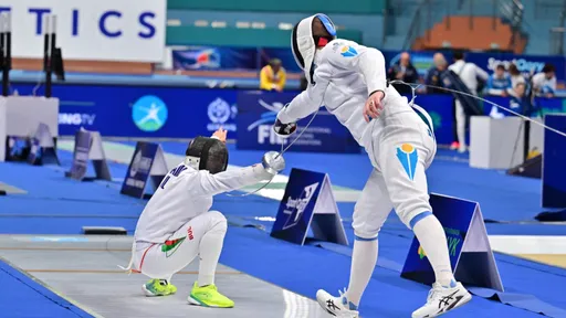 Сборная Казахстана уступила Индии на чемпионате Азии по фехтованию