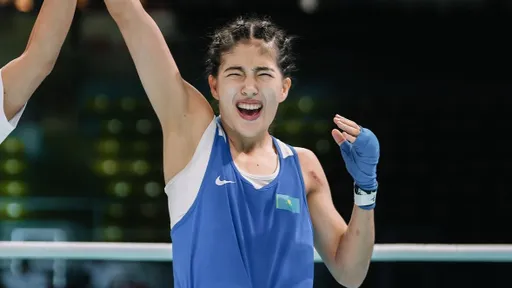 Гульназ Борибаева стала чемпионкой Азии по боксу U23