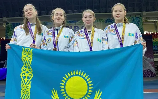 Казахстанские рапиристки завоевали бронзовые медали Кубка мира по фехтованию