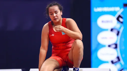 Сабыржанова уступила китаянке в схватке за бронзу ЧМ U23 по борьбе