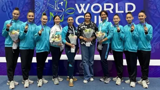 Казахстанские гимнастки стали третьими в многоборье на чемпионате Азии в Бишкеке
