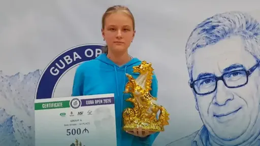 Казахстанские шахматистки заняли весь пьедестал в женском зачете международного турнира Guba Open-2026