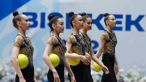 Сборная Казахстана отметилась первой медалью на ЧА-2026 по художественной гимнастике