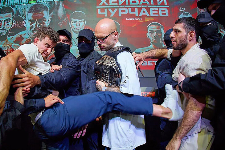Чурчаев не вышел на бой с Хейбати на турнире Hardcore MMA