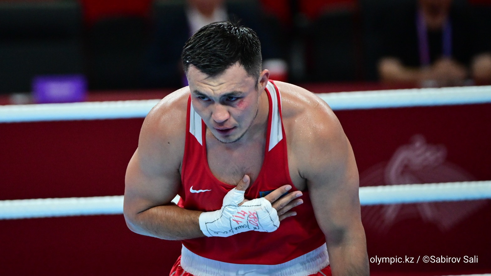 Боксер Камшыбек Кункабаев занял четвертое место в рейтинге супертяжелого веса среди любителей