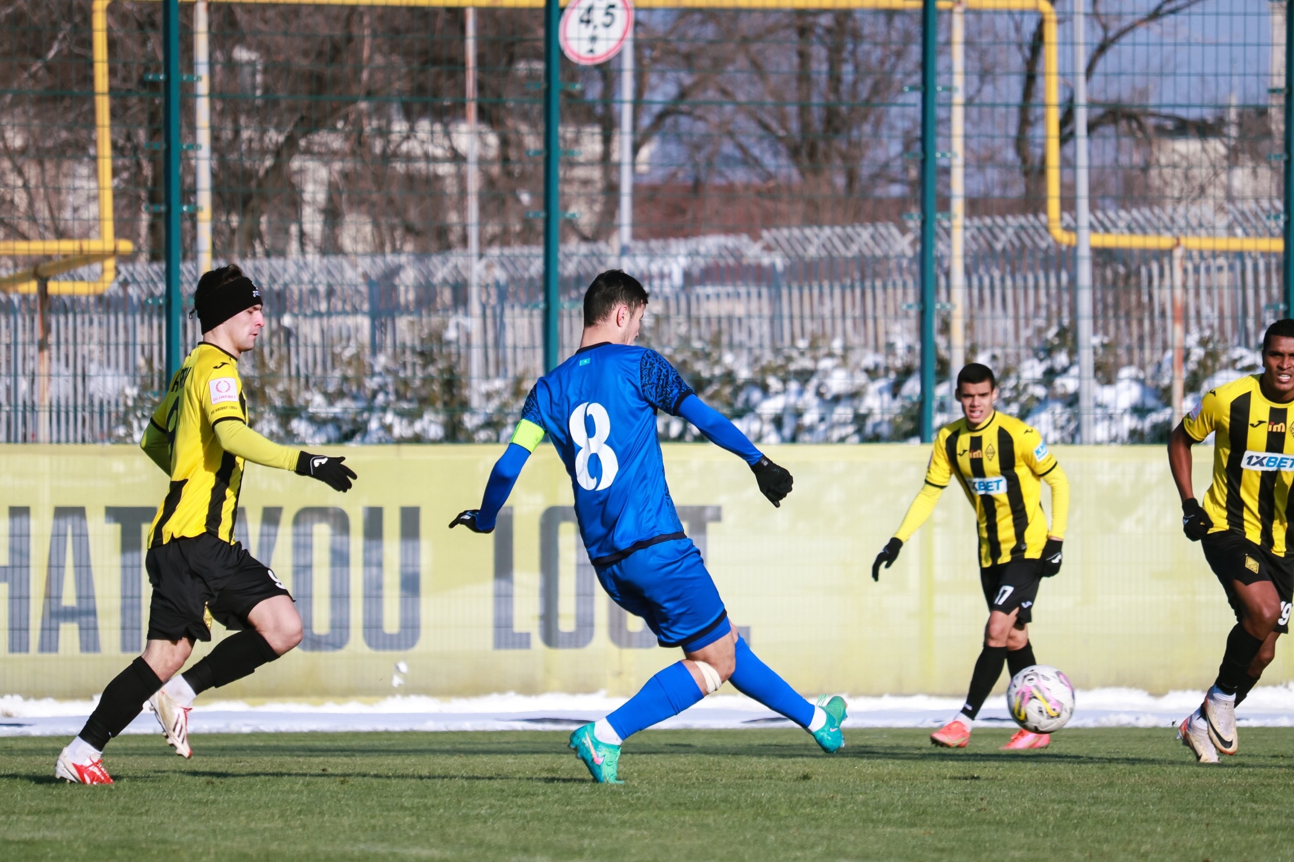 Сборная Казахстана U-21 обыграла «Кайрат» в товарищеском матче